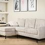 3-seater sofa CL L+R RIB Cream 3