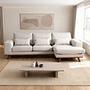 Ecksofa Japandi 3-Sitzer Beige 13