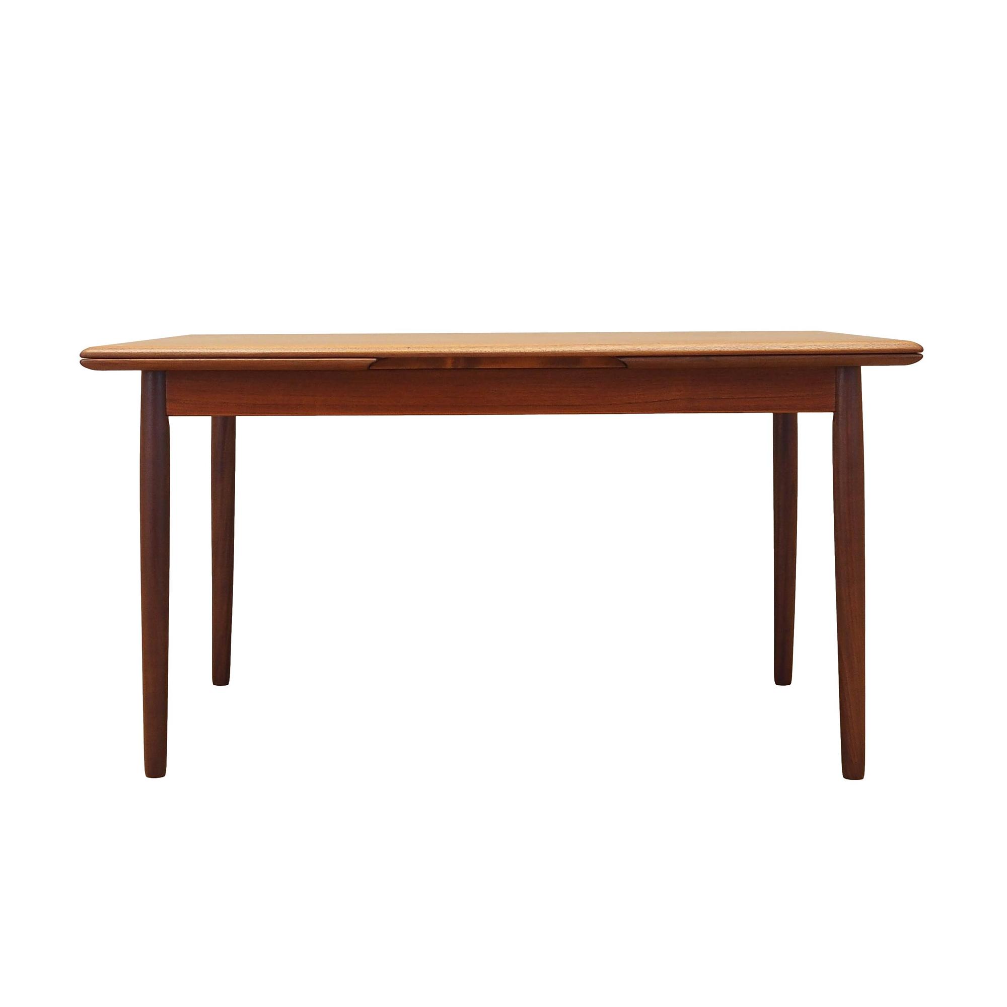 Teak table brown 1970s 0
