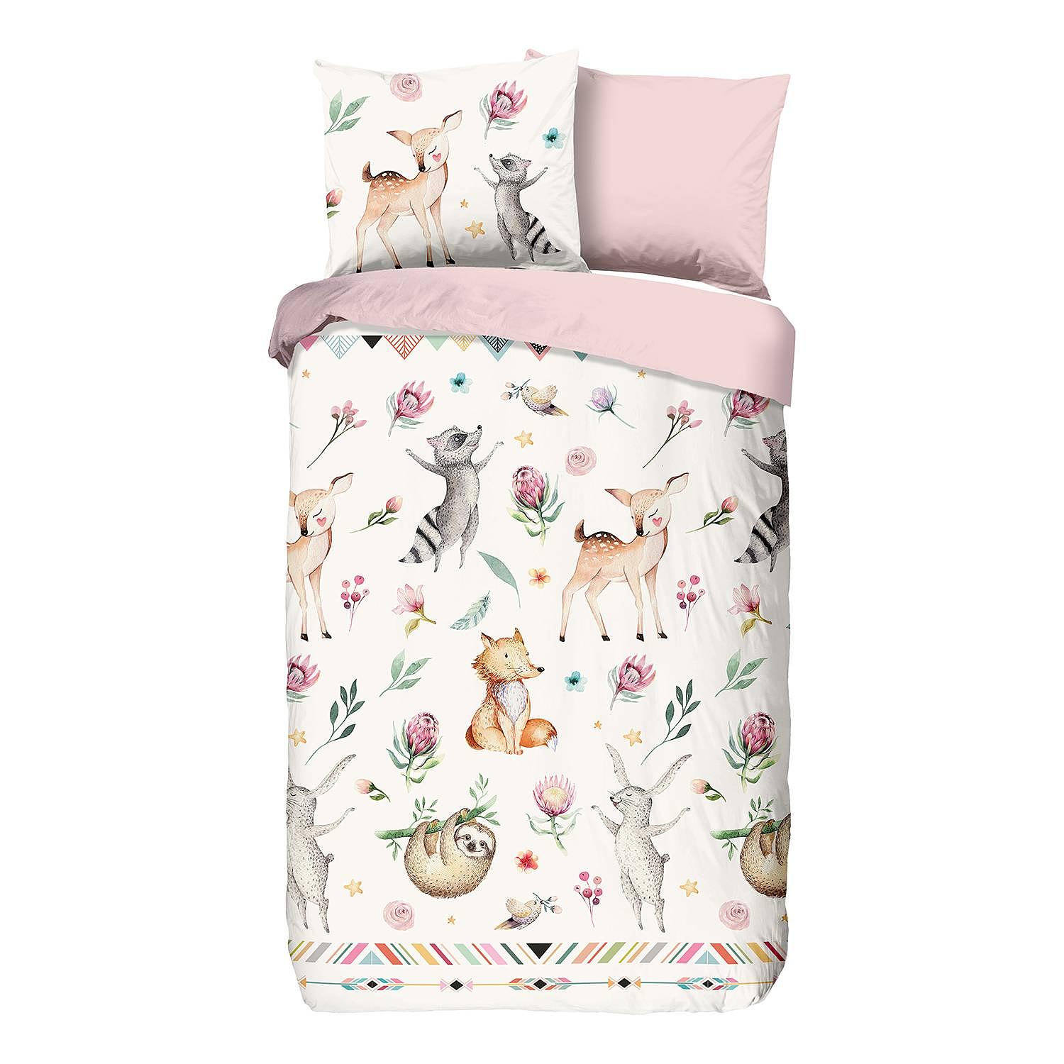 Dance Bedding Cotton Pink 140x200/220cm Pillowcase 70x60cm 0