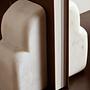 2x Savio Bookends Marble White 6