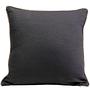 Glitter Bee Decorative Pillow Linen Black 1