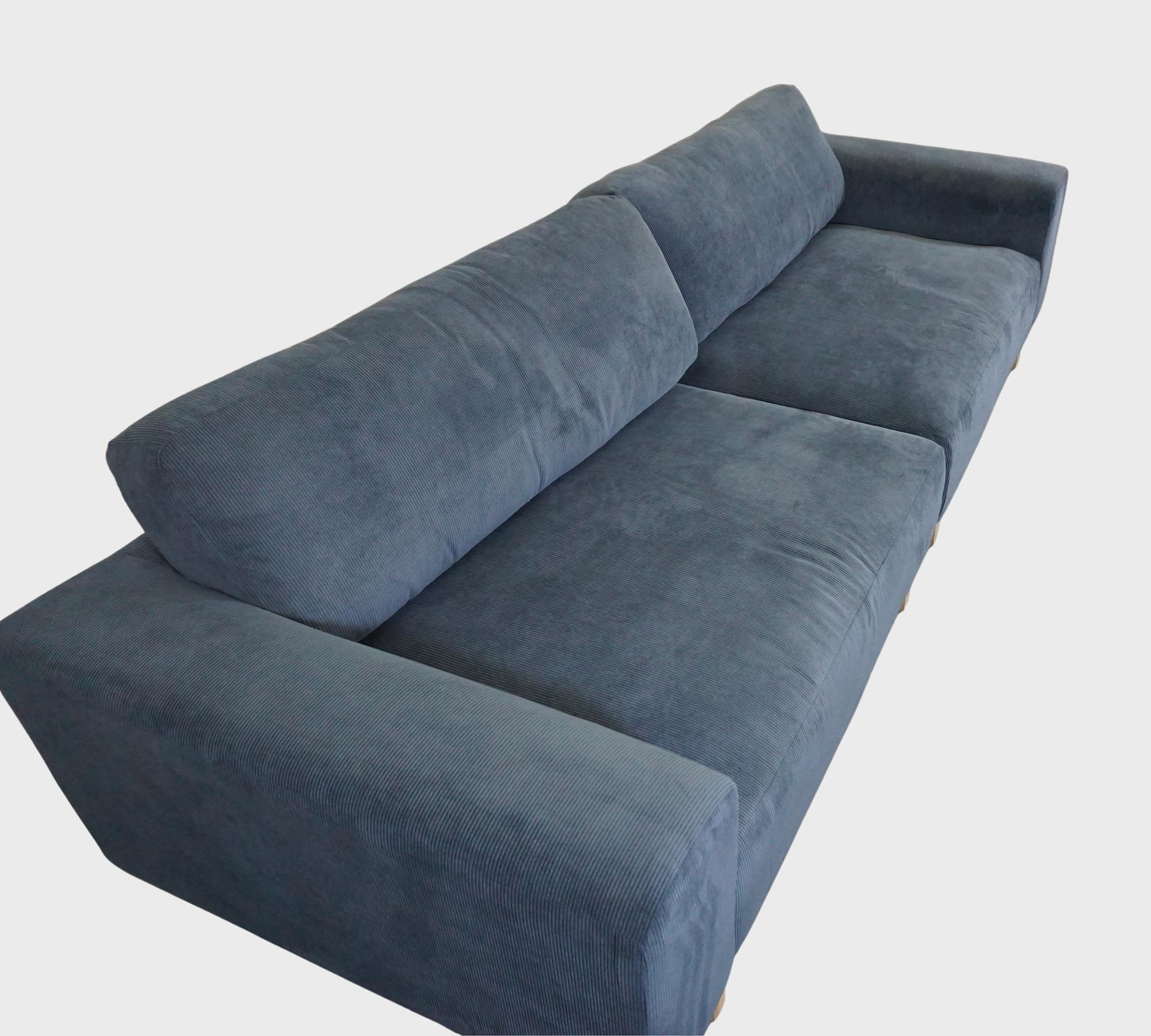 Aya Sofa 3,5-Sitzer Sorrento Steel Blue 9