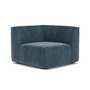 Dane 1-Sitzer Eckmodul Links Sorrento Steel Blue 1