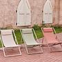 Deck Chair Nivi Set of 2 Beige 3