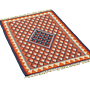 Kilim Senneh Teppich Braun 2
