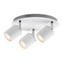 3-light adjustable ceiling light White 0