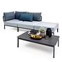Caro Garten Lounge-Set Klein Anthrazit Blau 2