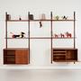 Teak shelf Brown 1960s 2