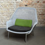Slow Chair Sessel Textil Aluminium Creme 0