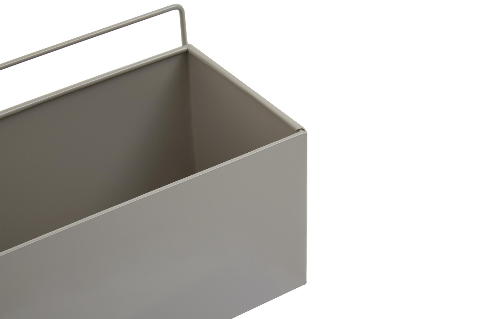 Ascher Wand-Pflanzkasten Grau
 3