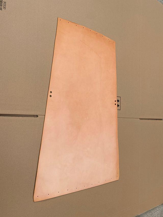 Trifolium stool leather natural 1