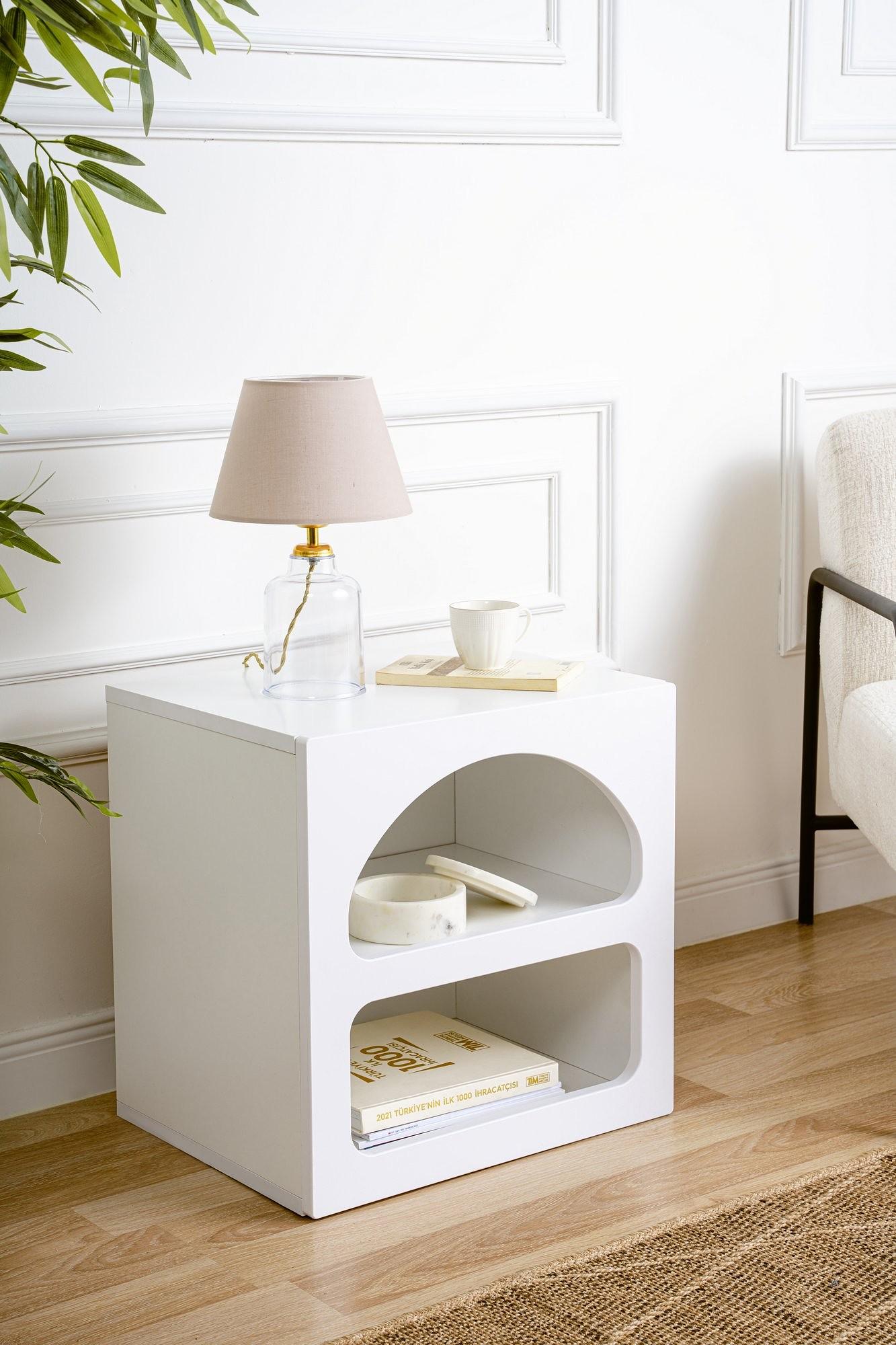 Lorin Nightstand White 2