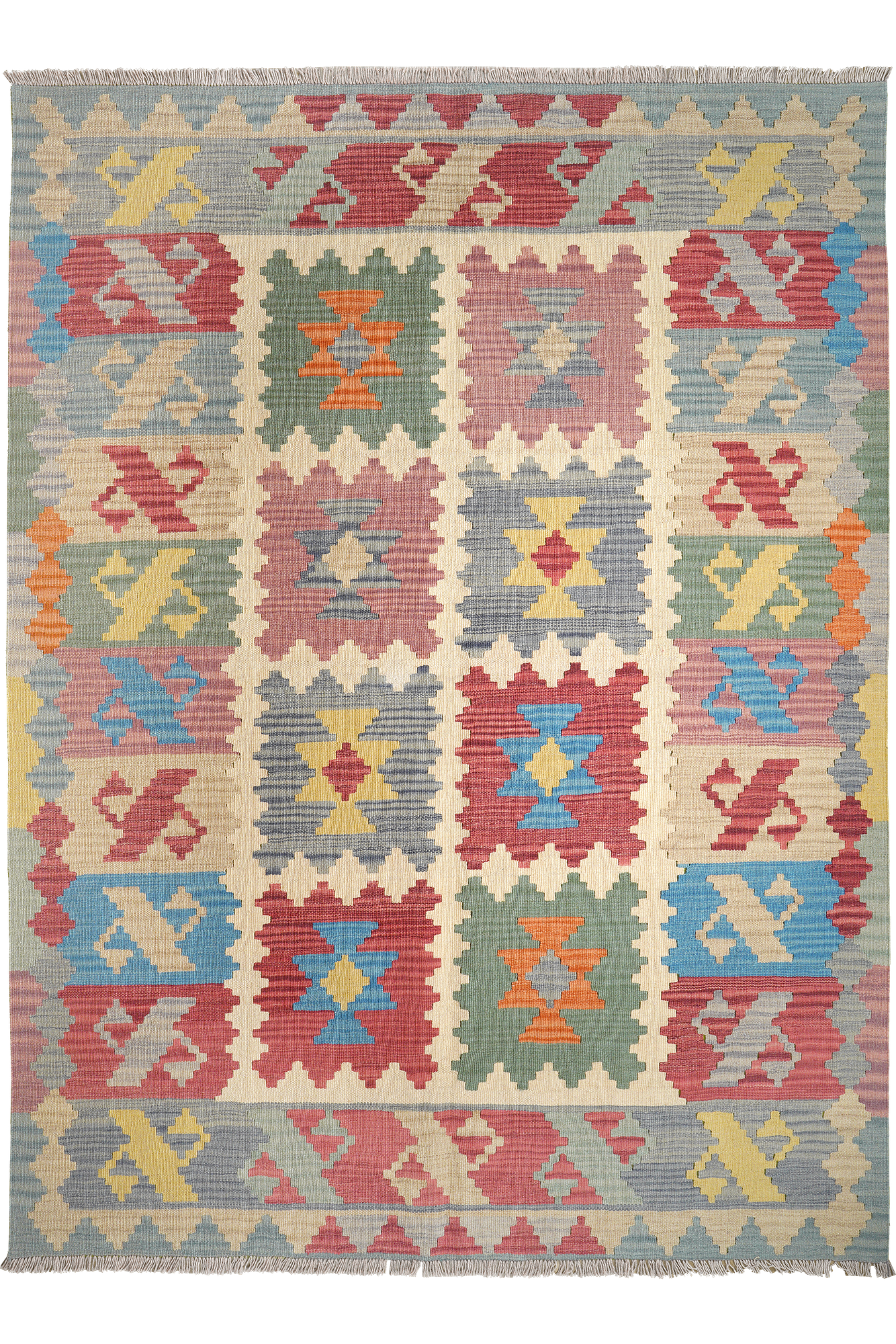 Kelim Gashgai Wool Multicolored 0