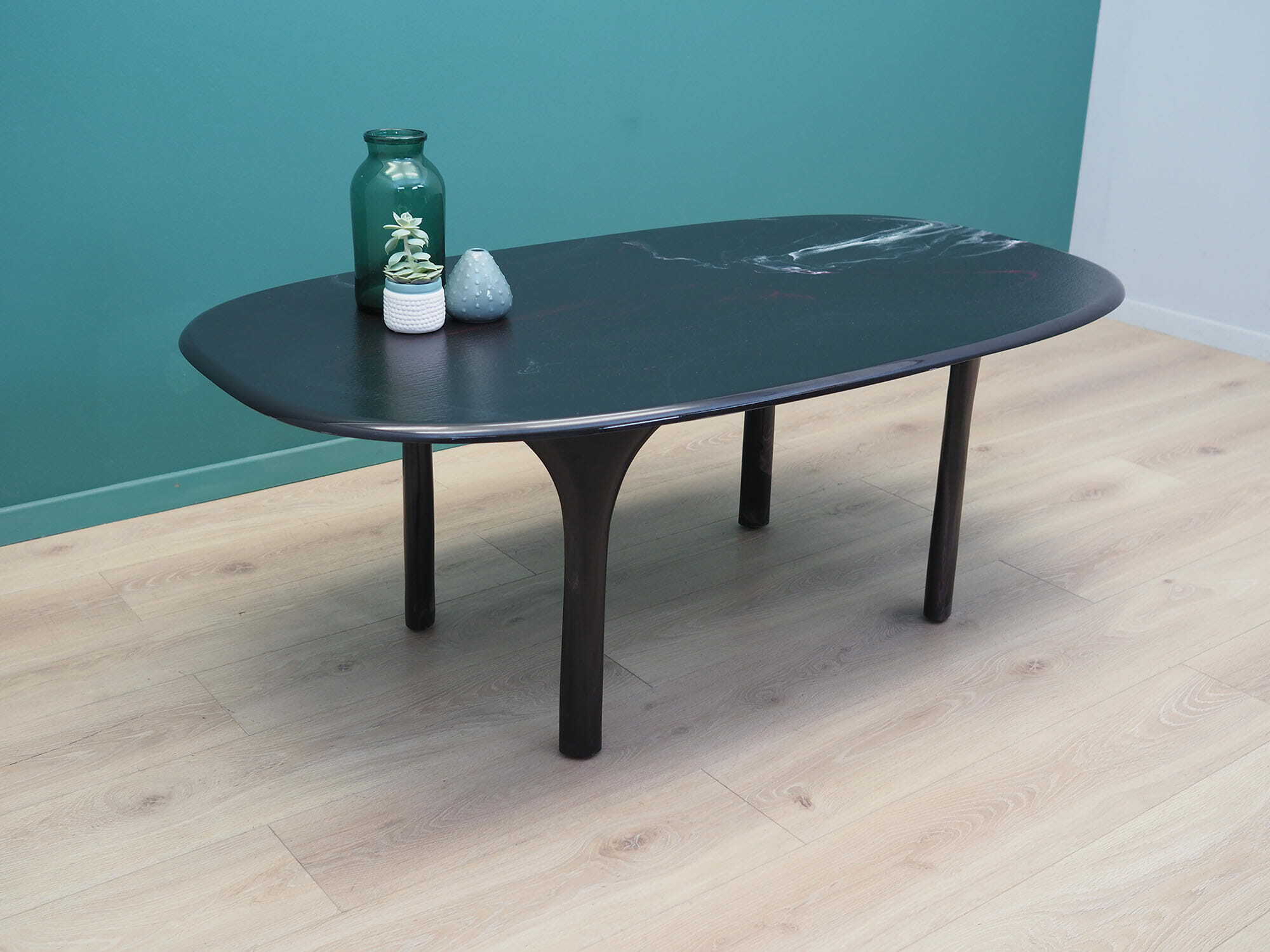 Vintage Coffee Table Stone Brown 1970s 3