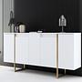 Luxe Konsolentisch Weiß 1