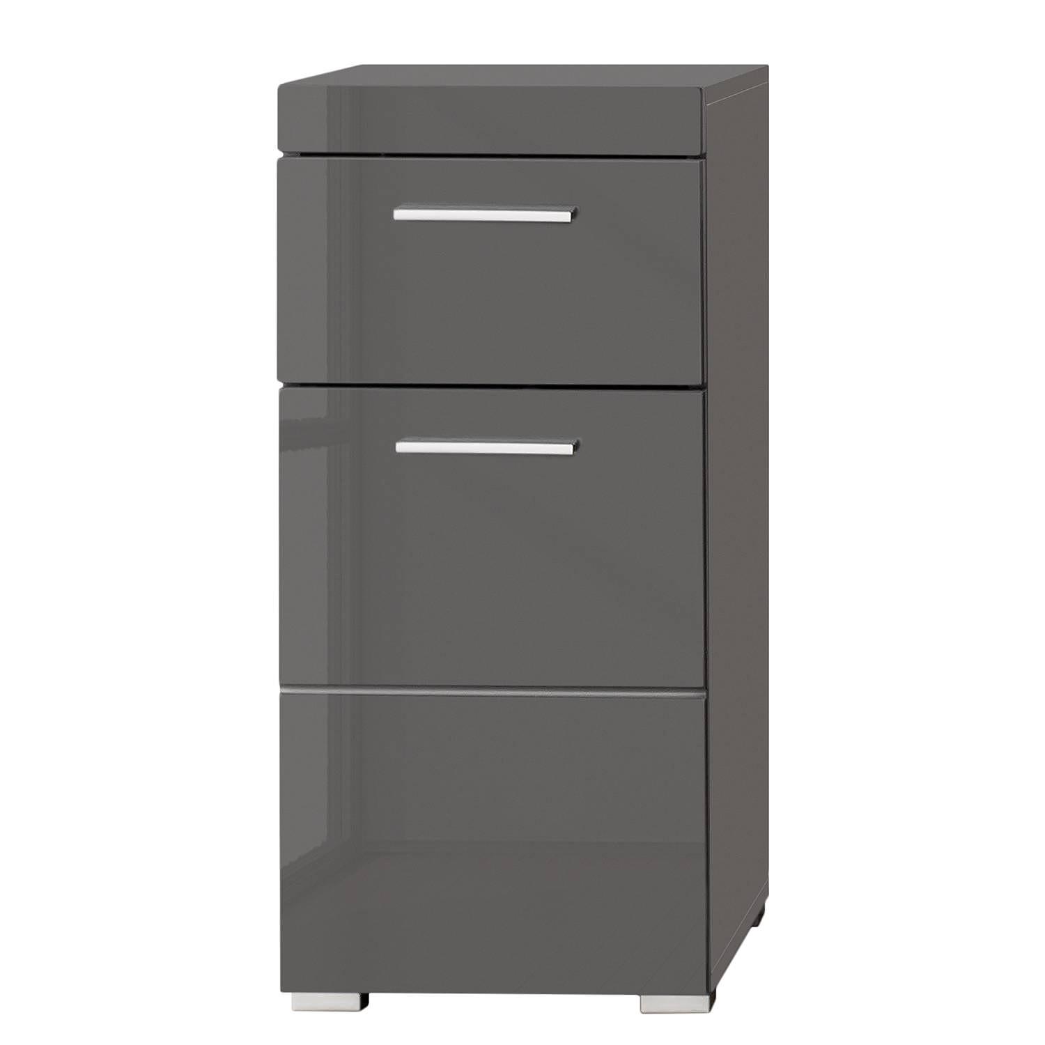 Unterschrank Amanda Hochglanz Grau 1