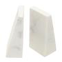 2x Marris White Marble Buchstützen
 2