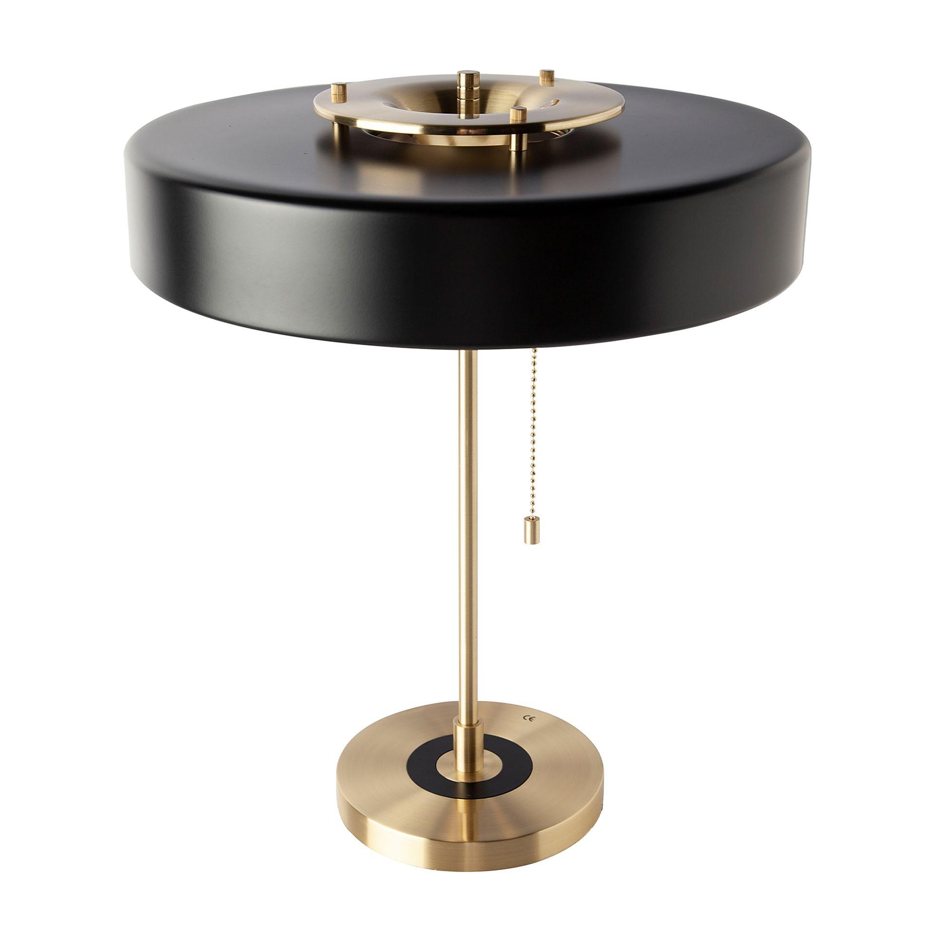 Tischleuchte Aluminium Gold Schwarz 0