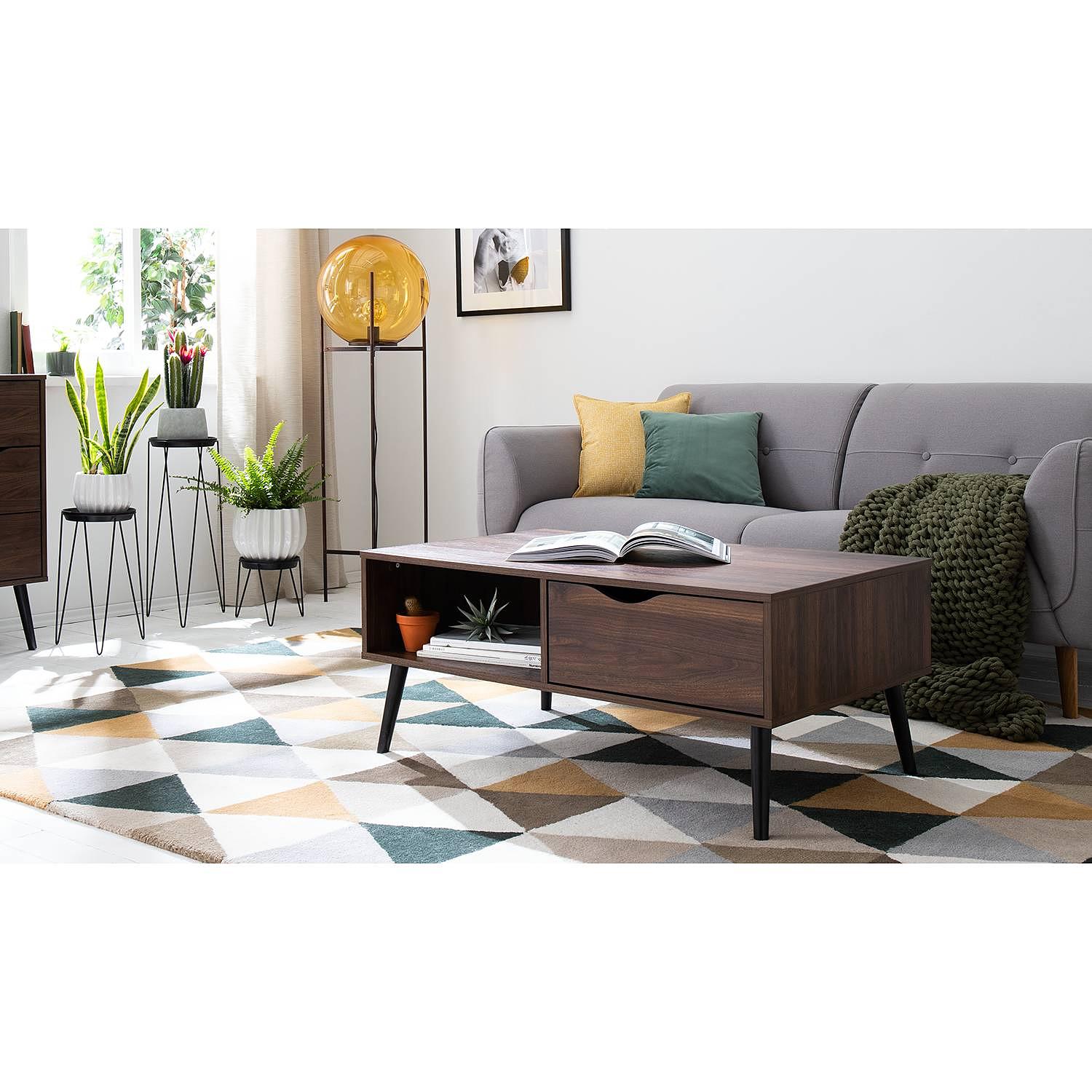 Couchtisch GJORA Walnuss Dekor 2