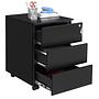 Mobile Pedestal Le Cros Steel Plastic Black 4