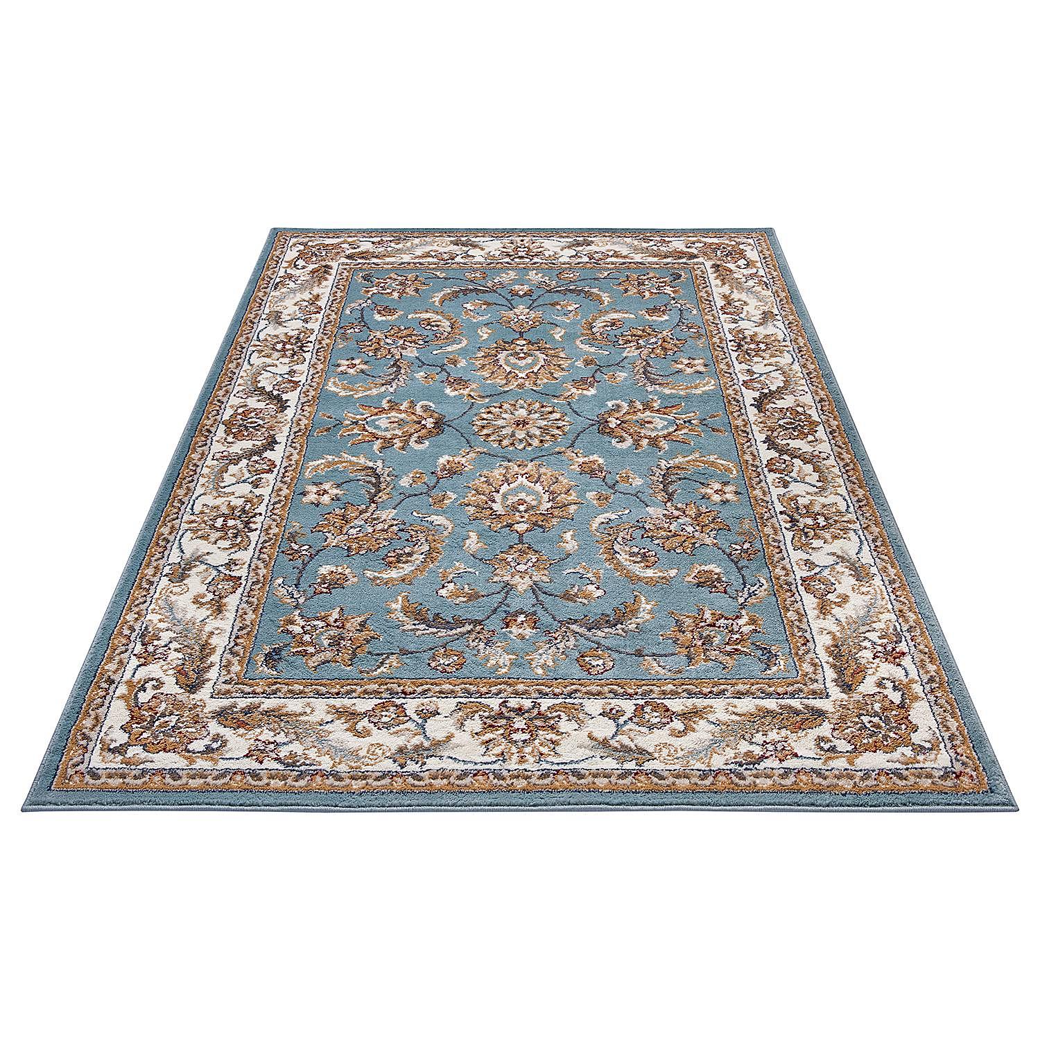 Reni Orientteppich Himmelblau 80 x 120 cm 3