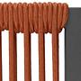 Loop Dining Sessel Aluminium String-Flex Terracotta 1