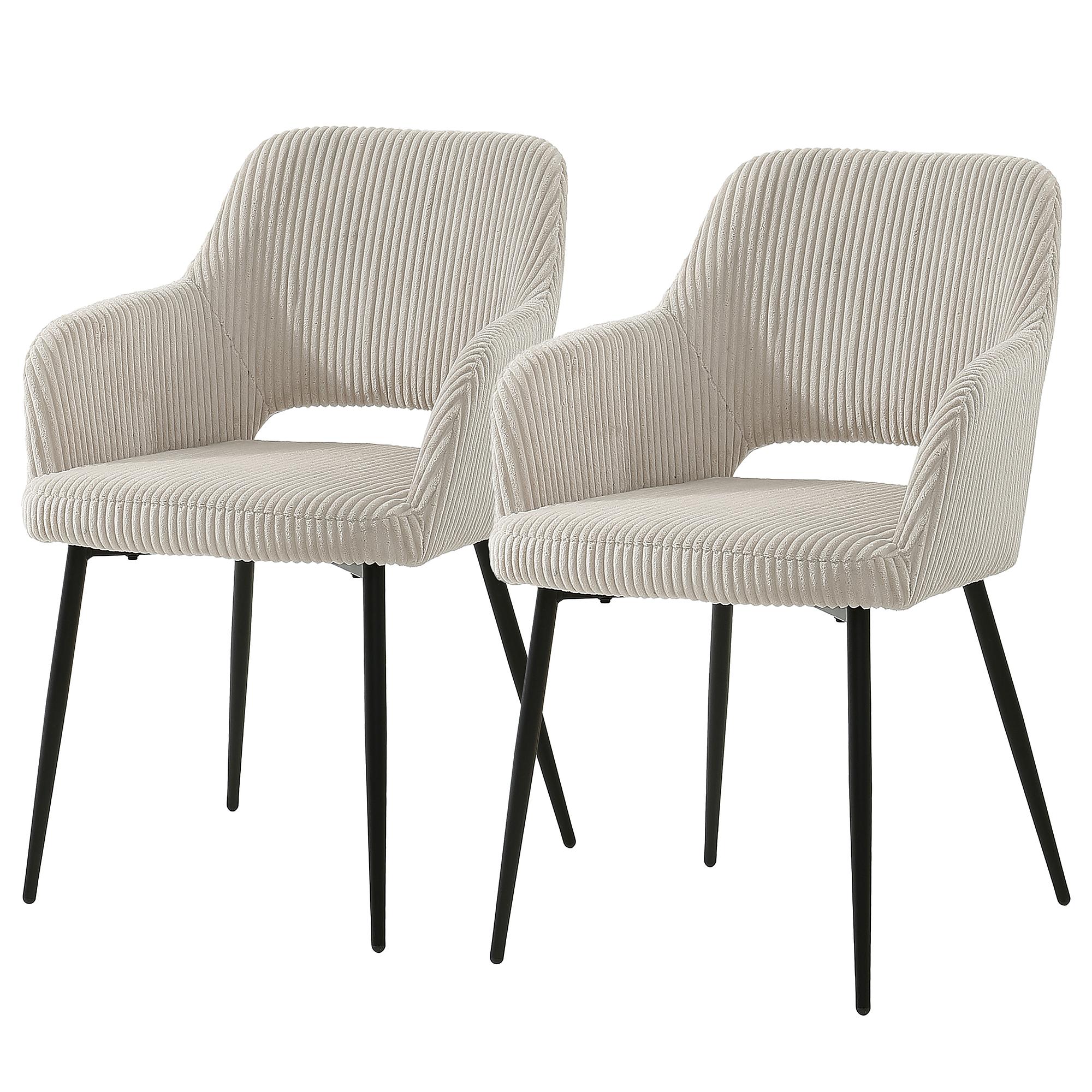 Shavi Armchair Set of 2 Taupe 0