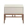 Nightstand walnut veneer cream 4
