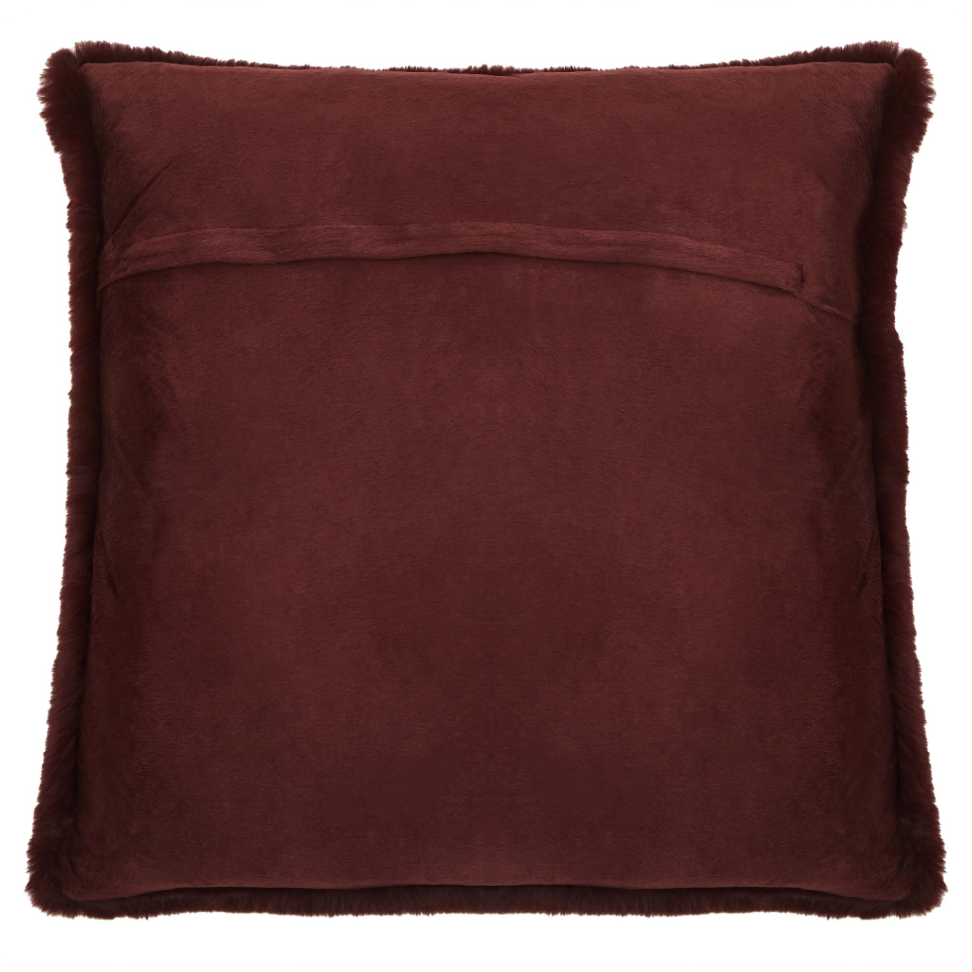 Bosie Lamina Rotwein Quadratisches Kissen
 6