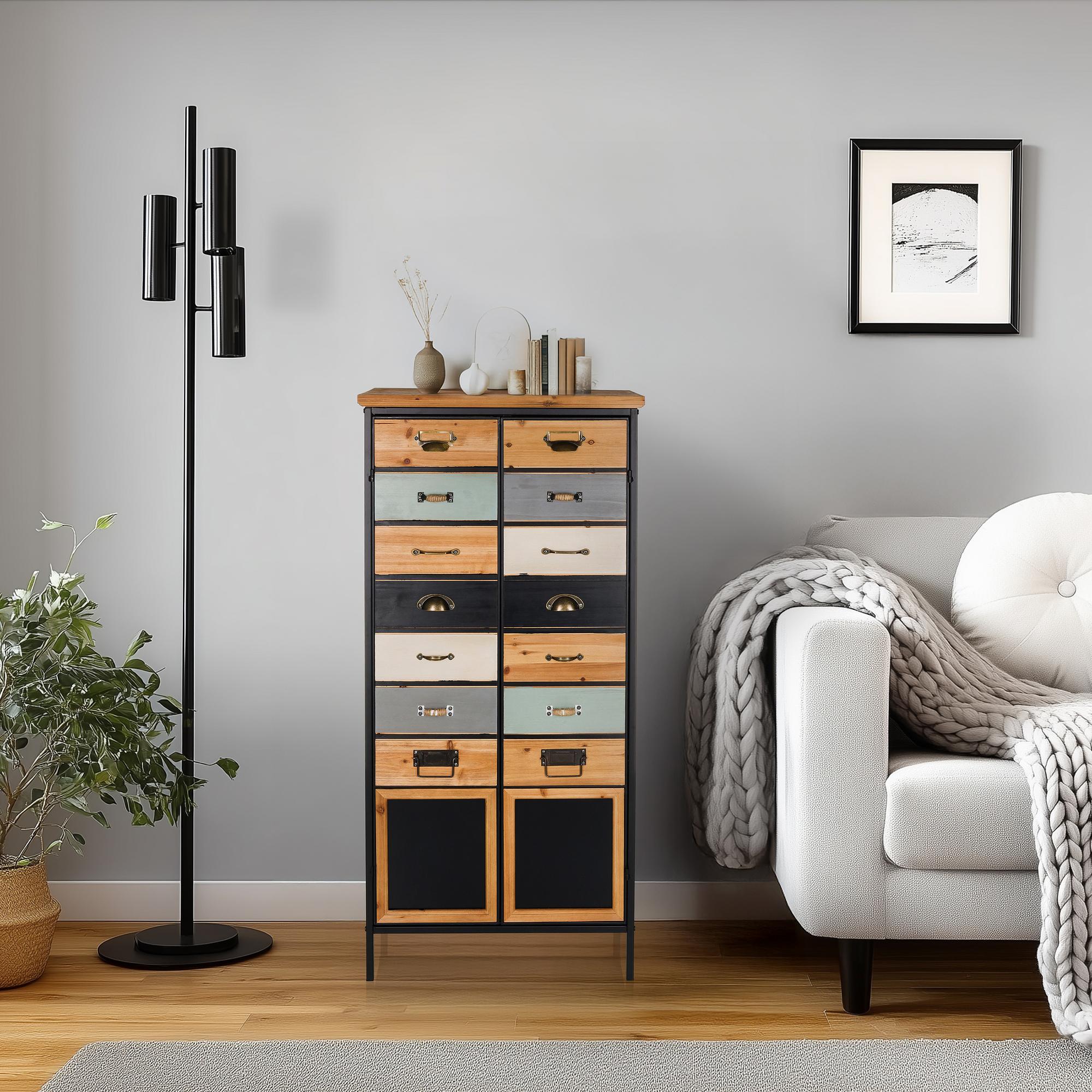 CONTINENTO HIGH Kommode Tannenholz 3