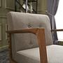 Kemer Sessel Holzfurnier Cream 1