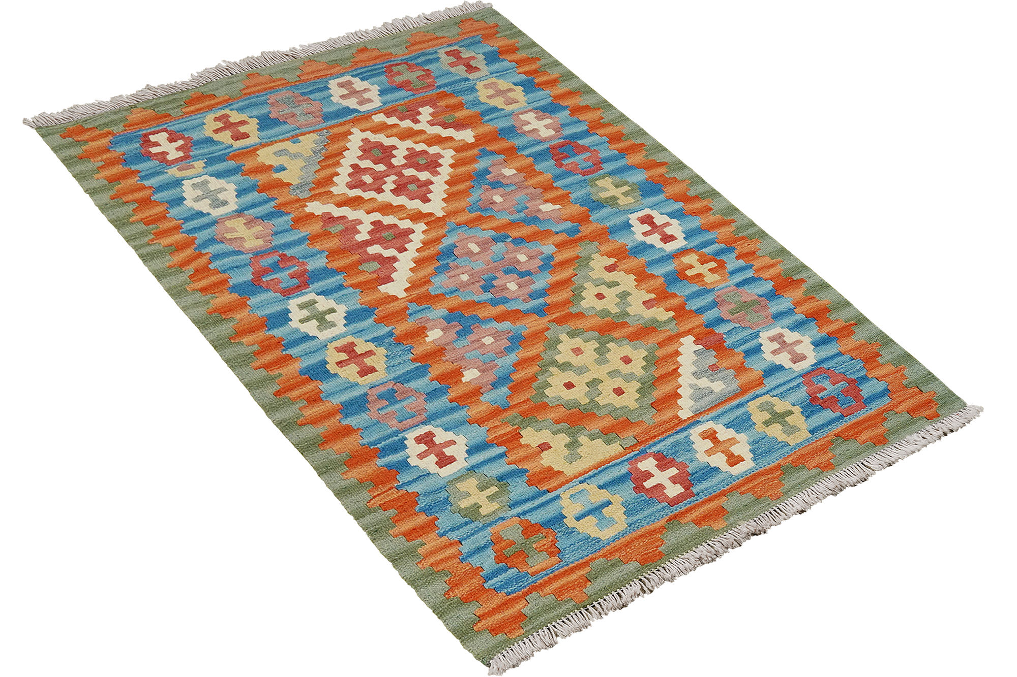 Kilim Gashgai Teppich Mehrfarbig 2