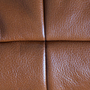 Togo armchair and ottoman set high-gloss leather whisky brown 5