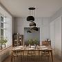 4-Flammig Wabi Sabi Sabi Glows Pendelleuchte Schwarz 2