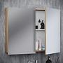 VCB 1 Mirror Cabinet Sonoma Oak Decor 60 cm 2