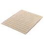 Badematte Yara Baumwollstoff Creme 60 x 50 cm 0