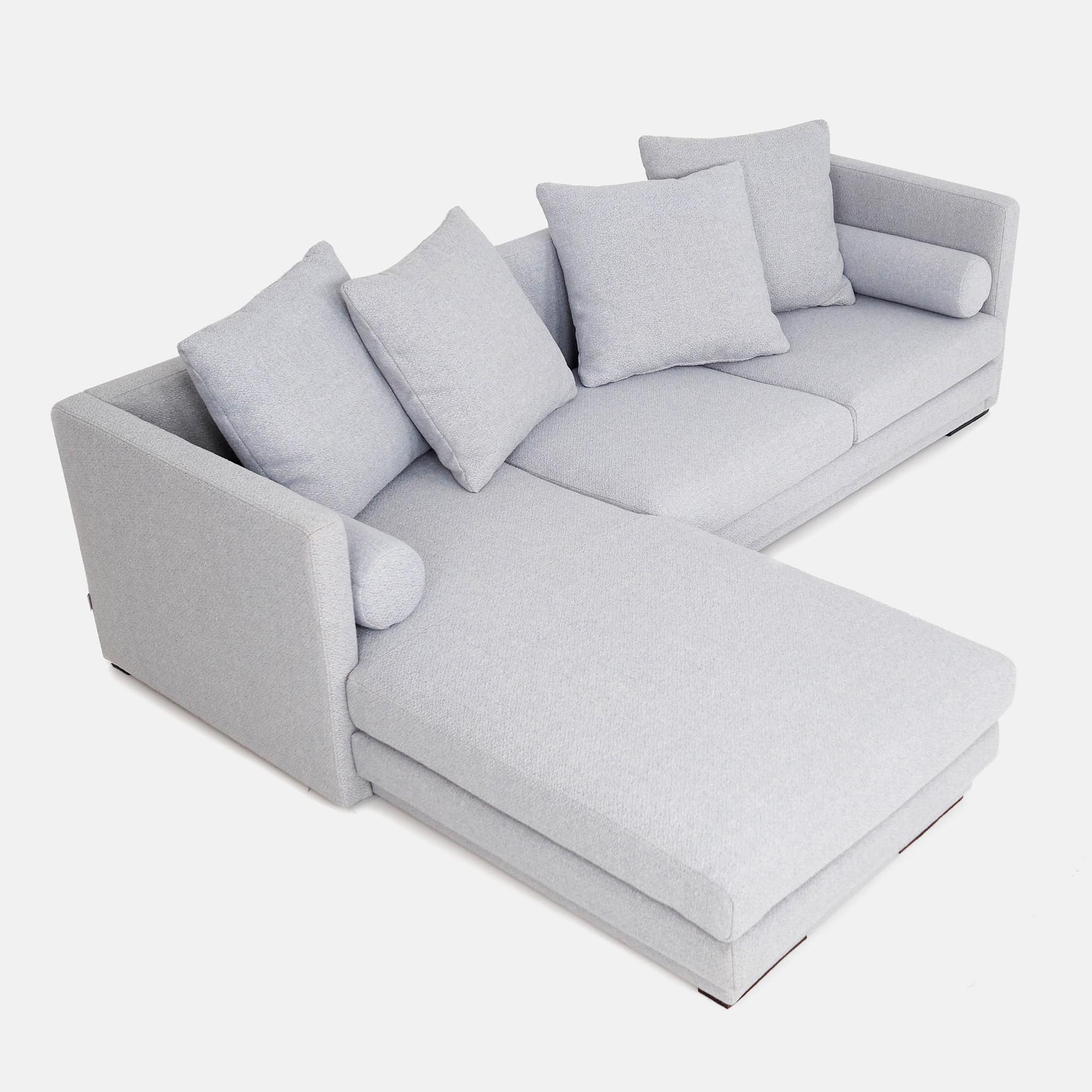 Malmo corner sofa 3-seater dove grey 4