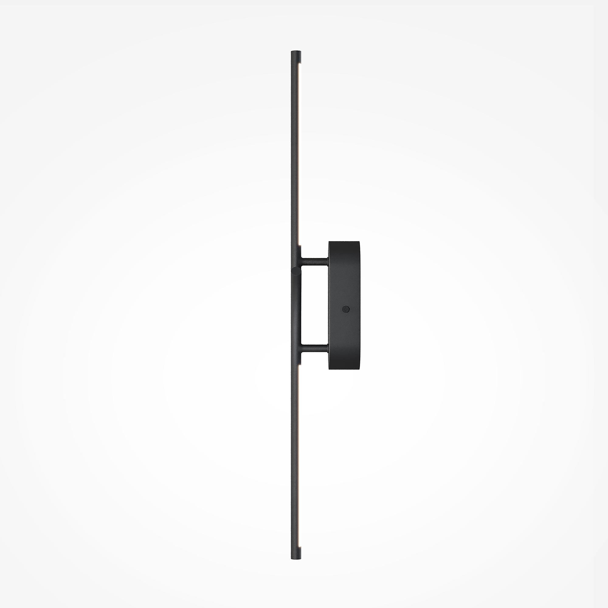 LED wall lamp Renaissance 1-light metal black 1