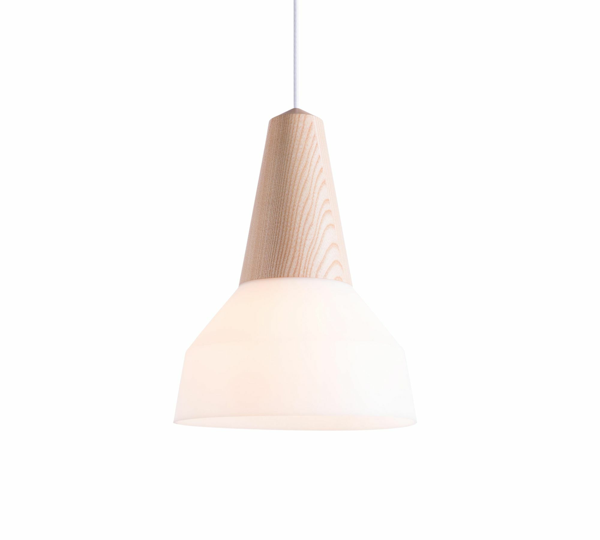 Eikon Lampe Weiß / Esche 0