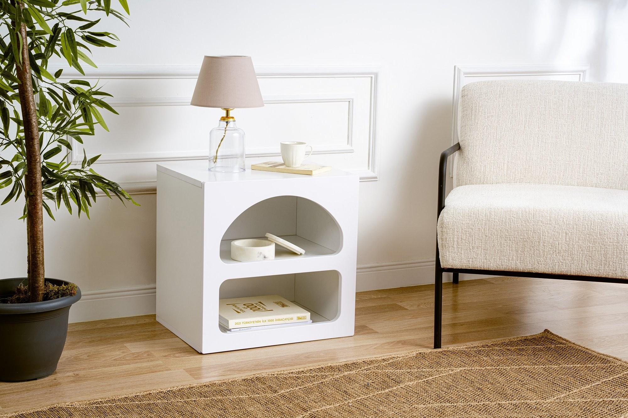 Lorin Nightstand White 1