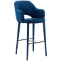 Barstool Polspotten Cosy Velvet Blue 0