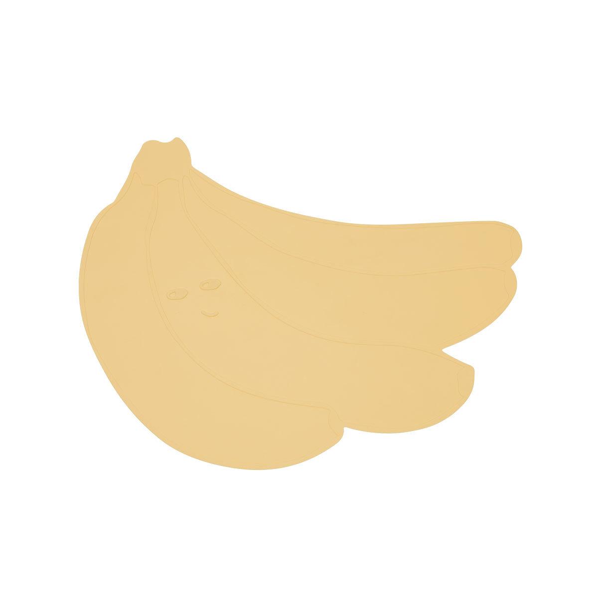 Yummy Banana Tischset Silikon Gelb 0