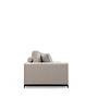 4-seater sofa with side table Beige 6
