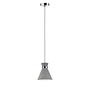 Brooloo Pendelleuchte Beton Chrom 1-flammig 1