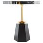 Odell Hexagonal Side Table Black 2