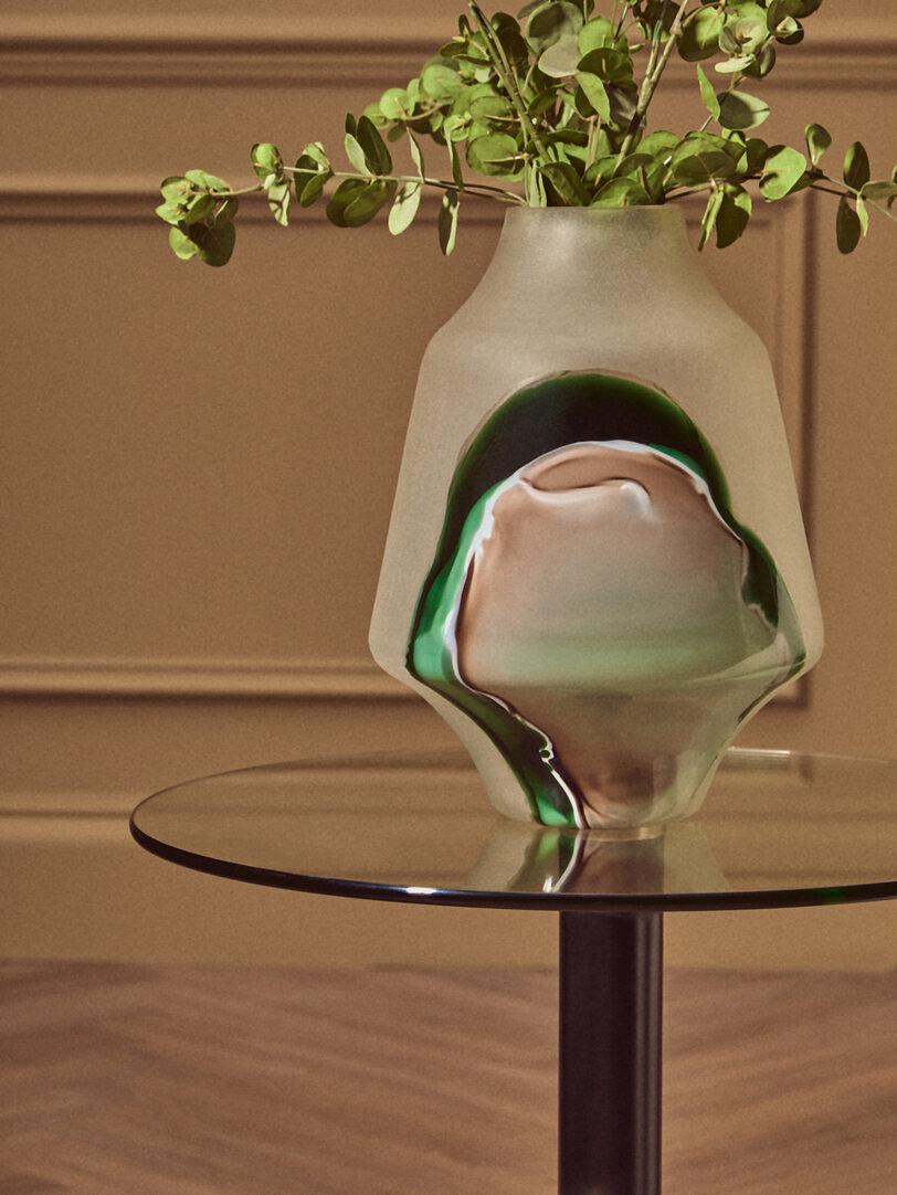 Oria Beistelltisch Edelstahl Eisen Metallic 9