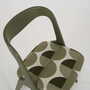 Vintage Chair Wood Fabric Green 1970s 7