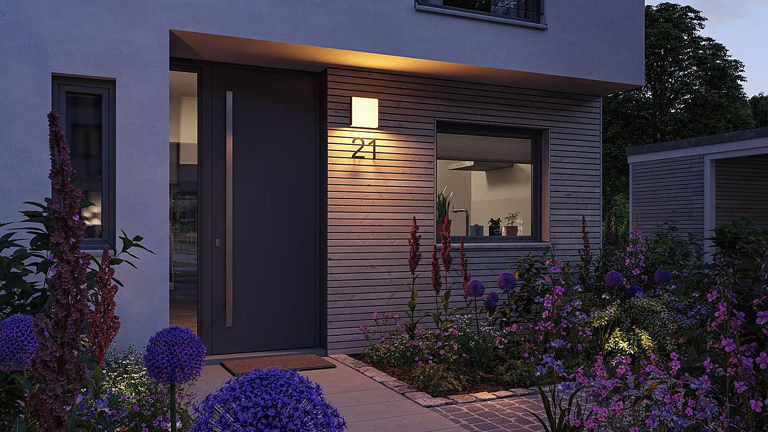 Wandleuchte Azalena mit Sensor Aluminium Anthrazit 3