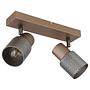 Ceiling lamp Satella Type F smoked glass / iron 4